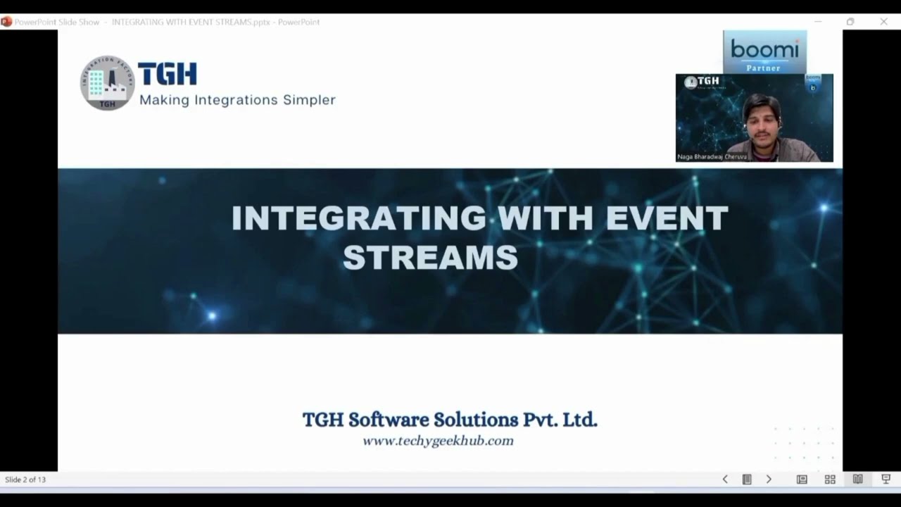 How to use the Event Streams service in BOOMI - A Tech Talk by Naga Bharadwaj Cheruvu