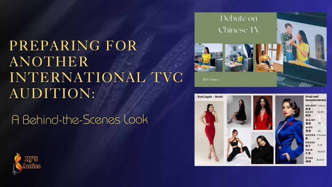 Preparing for another INTERNATIONAL TVC audition | A behind-the-Scenes Look @ChinaTVDrama