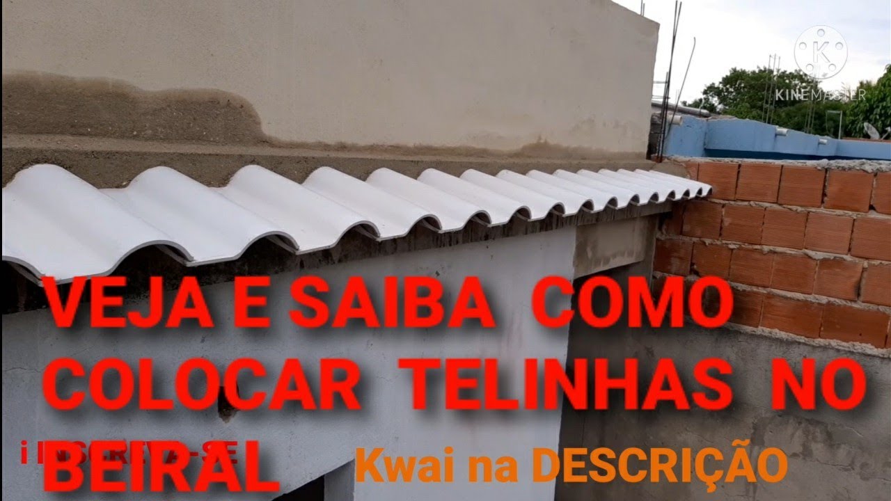 COMO COLOCAR TELHAS NO BEIRAL