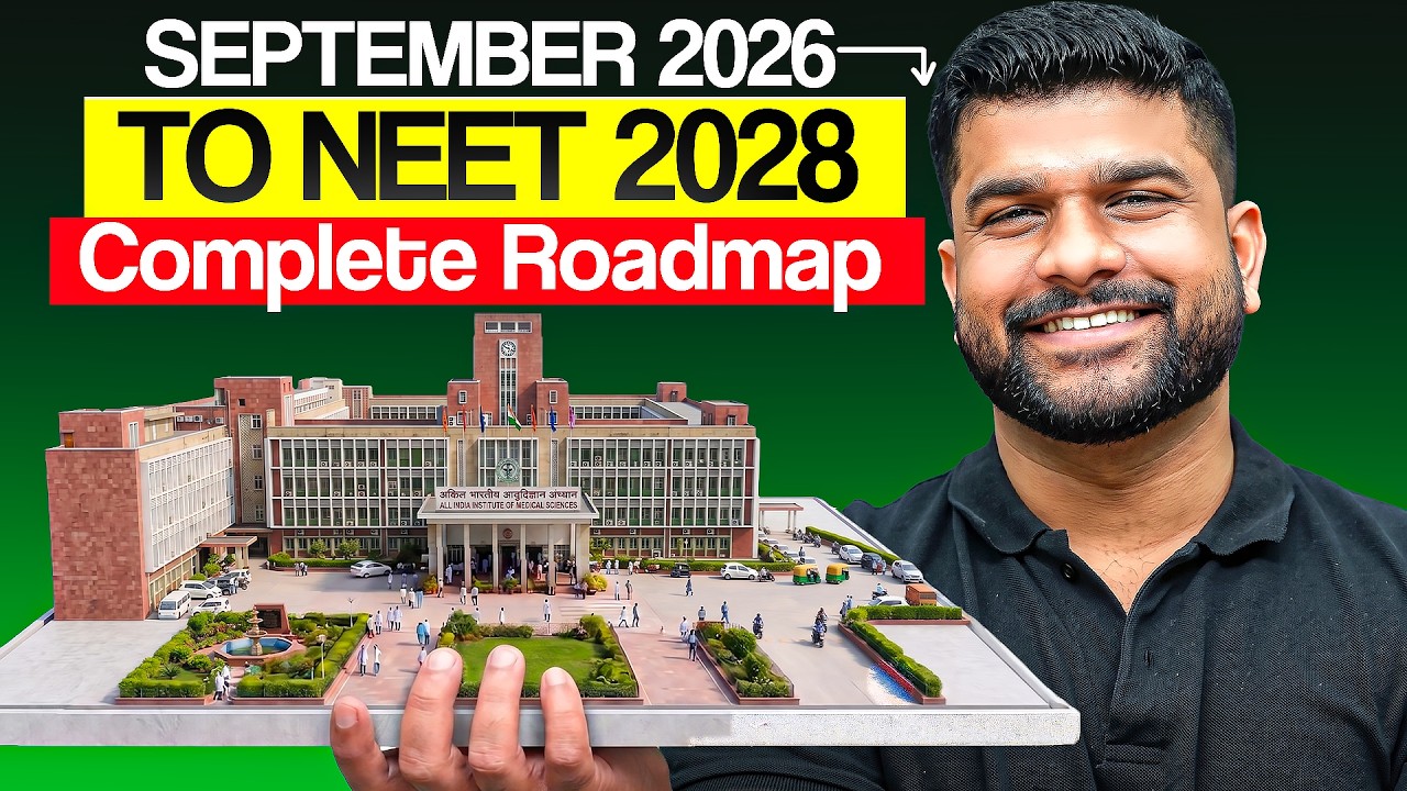 September to NEET 2028🔥 Complete Roadmap || Class 11 Students Must Watch!