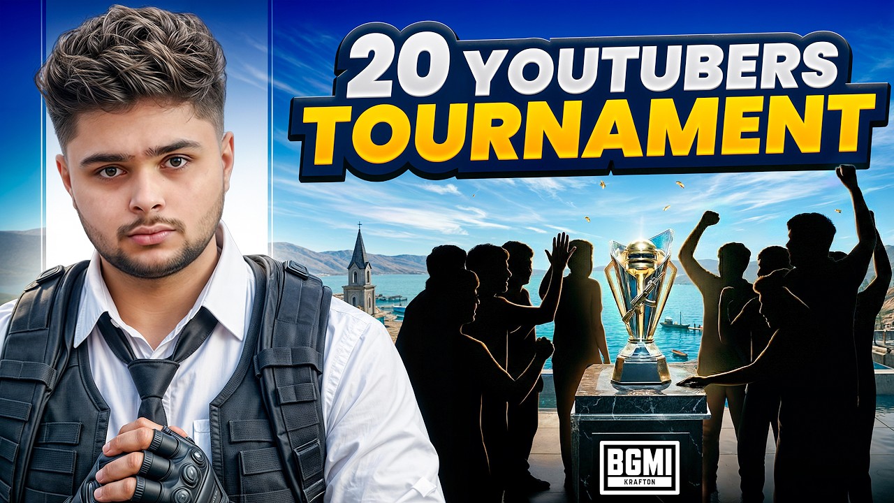 20 YouTubers Battle in Ultimate Tournament  🔥 BGMI