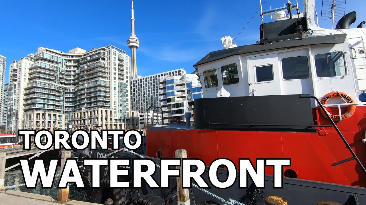 [4K] 🇨🇦 Toronto Walk - Harbourfront - Waterfront Lake Shore Walking Tour - Highlights
