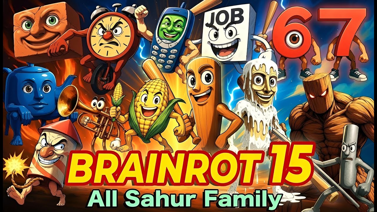 Brainrot Anime Opening Song Pt. 15 (Official Music Video) feat. SAHUR FAMILY