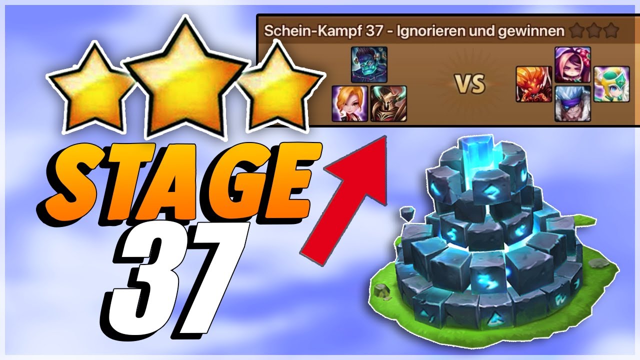 SCHEINKAMPF STUFE 37 auf 3 STERNE ! Kampf-Trainingsplatz (Mock Battle) 💥 SUMMONERS WAR DEUTSCH