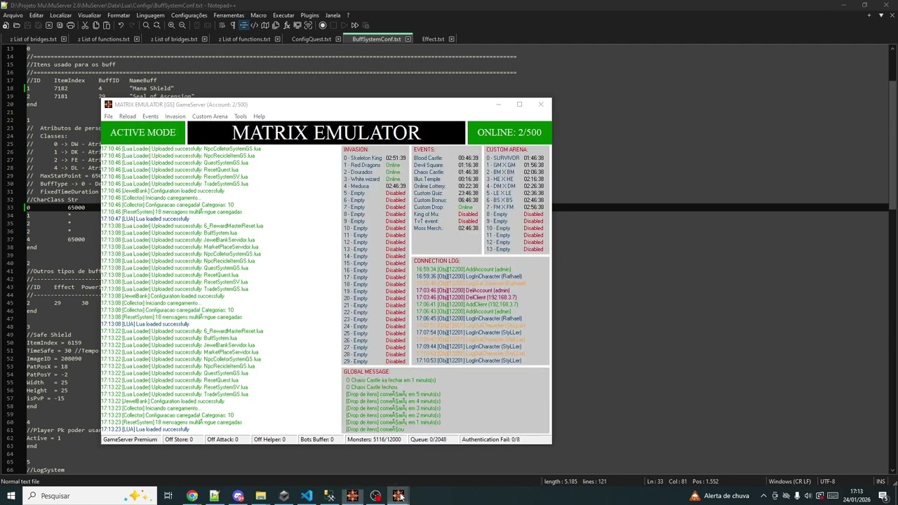 BuffSystem - Matrix Emulator