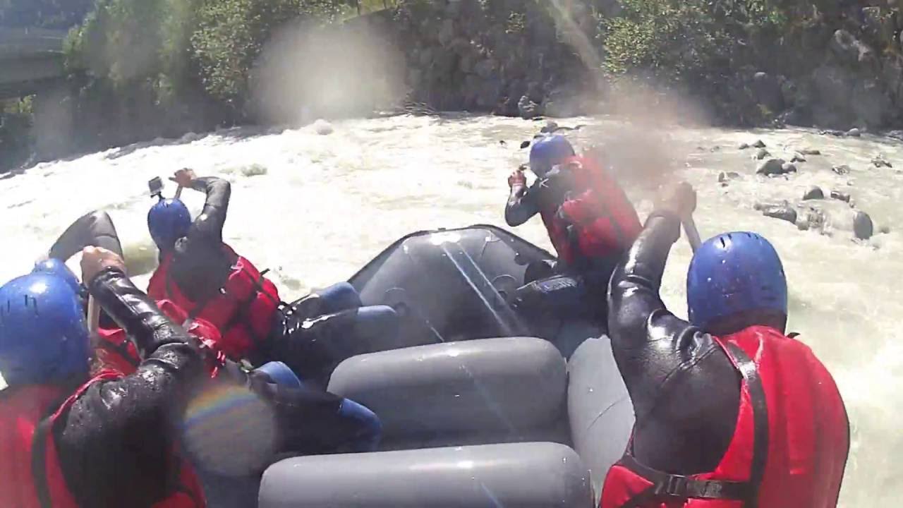 Rafting sur la Dora Baltea entre Champex et Pré Saint Didier