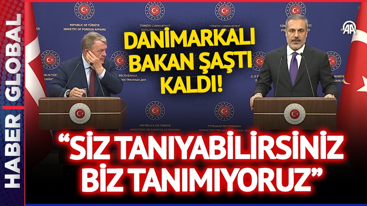 Hakan Fidan Danimarkalı Bakanın Yüzüne Baka Baka Diplomasi Dersi Verdi!