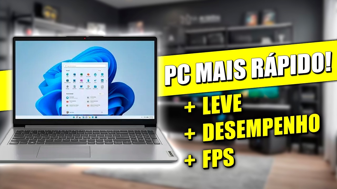 COMO DEIXAR O PC MAIS RAPIDO EM 5 MINUTOS | COMO MELHORAR O DESEMPENHO DO PC