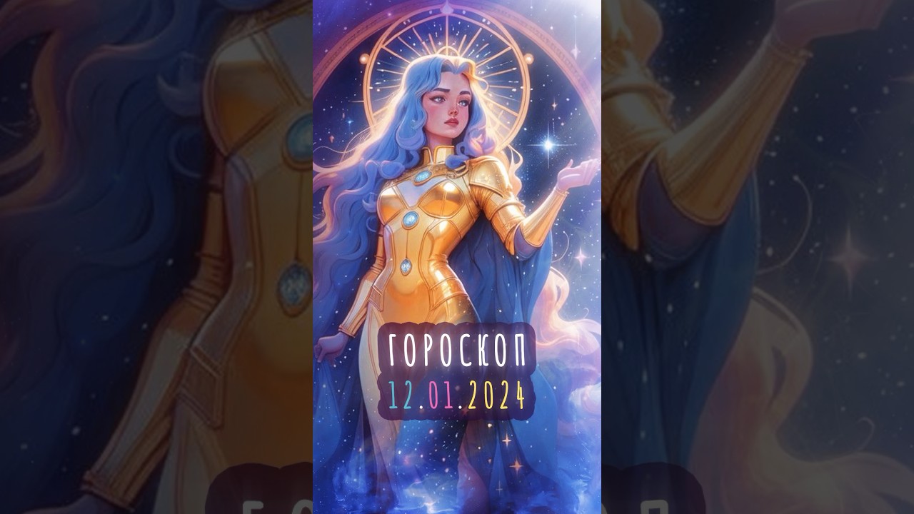 🌟 Твой ГОРОСКОП на СЕГОДНЯ, 12.01.2024 #shorts