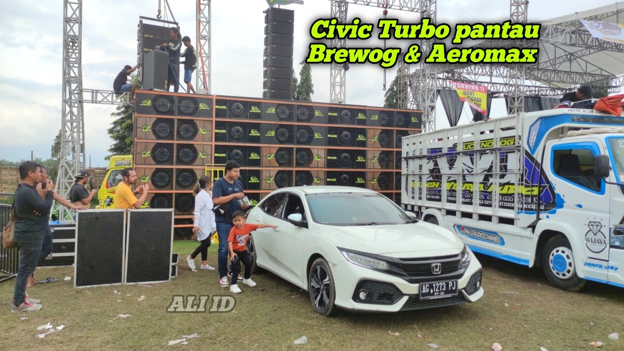 Bu Bos Brewog bawa Honda Civic Pantau Bongkar" Brewog & Aeromax