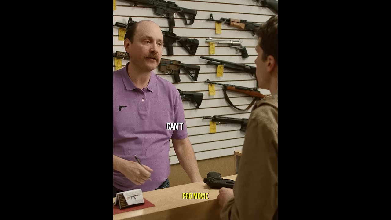 He wants to buy a gun for self-defense😟 #film  #movie
