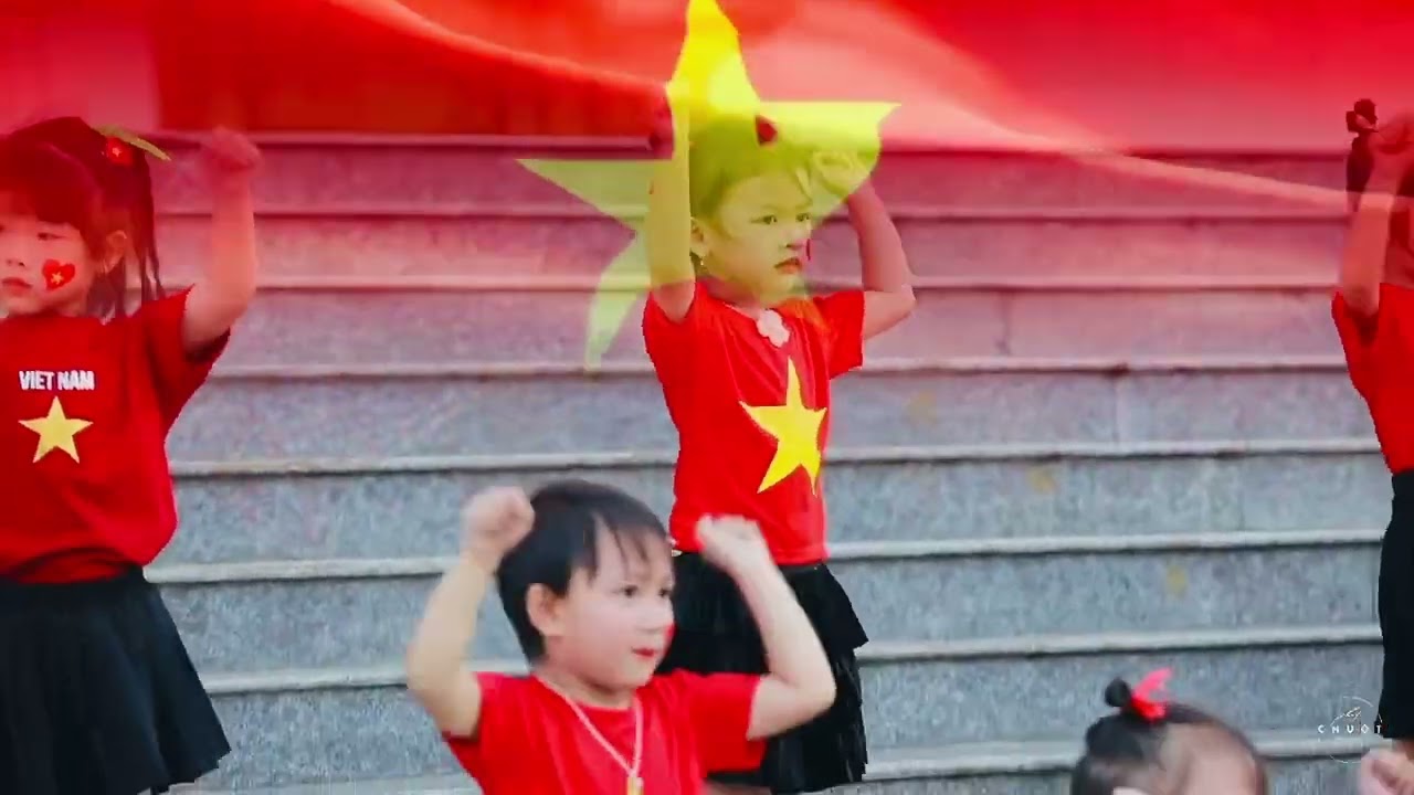 Trend Ngày Quốc Khánh ( khối lớp bé ) #trendingvideo