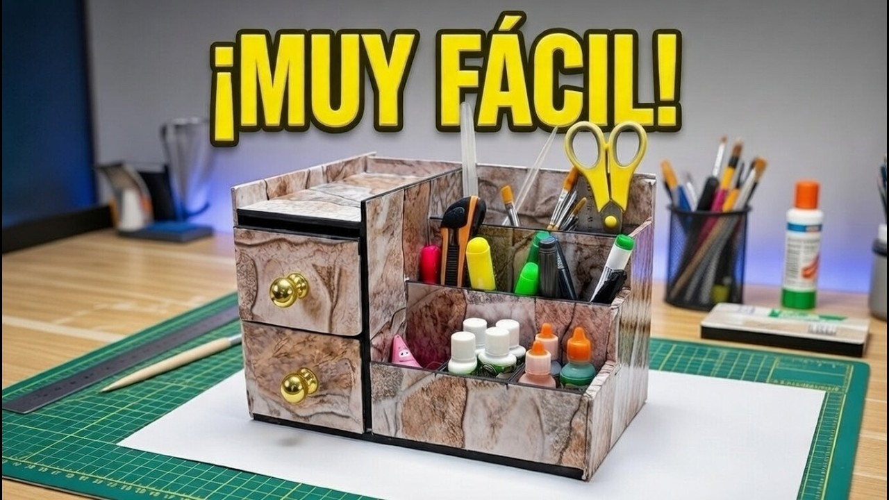 Organizador de útiles - fácil de hacer / APF