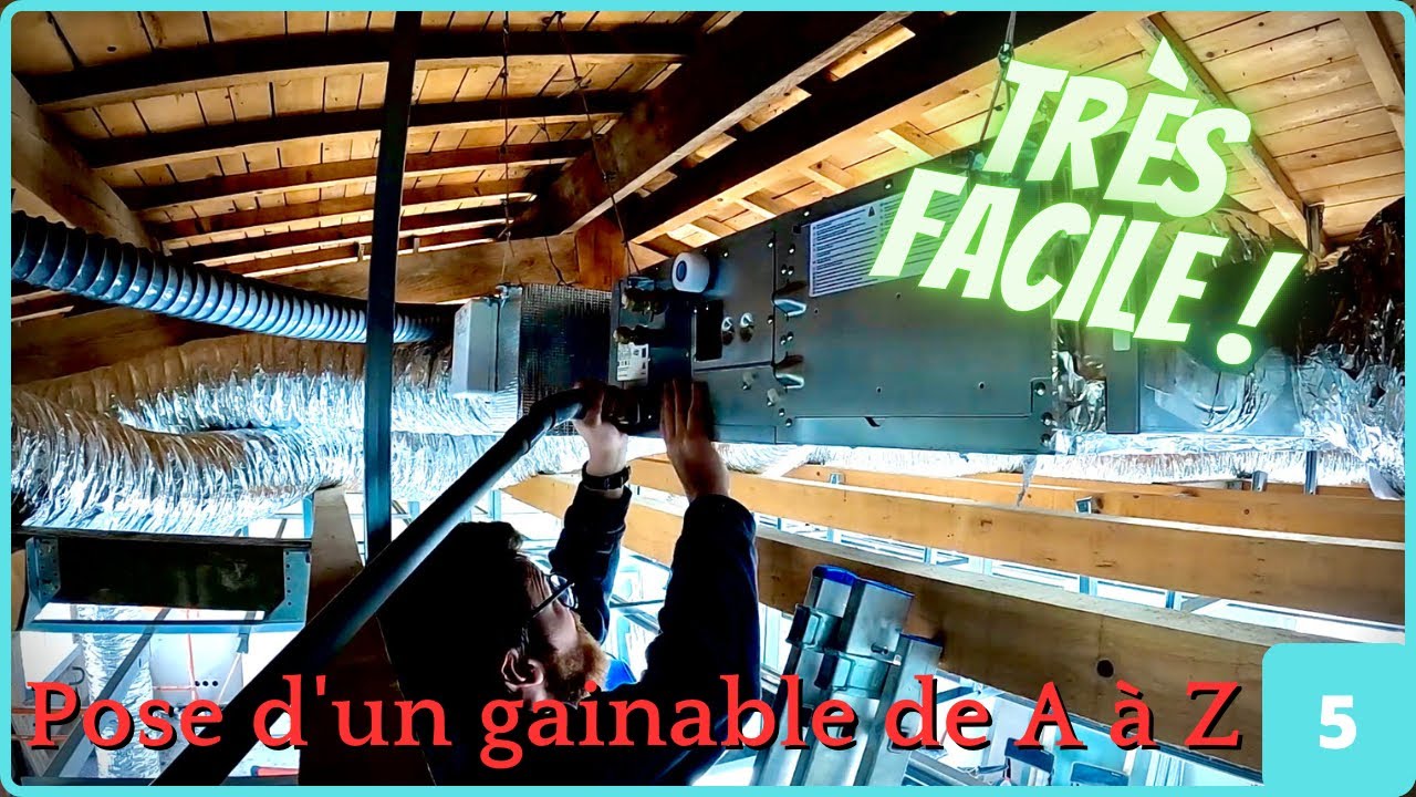 EP 5 installer le tuyau des condensats d’un gainable