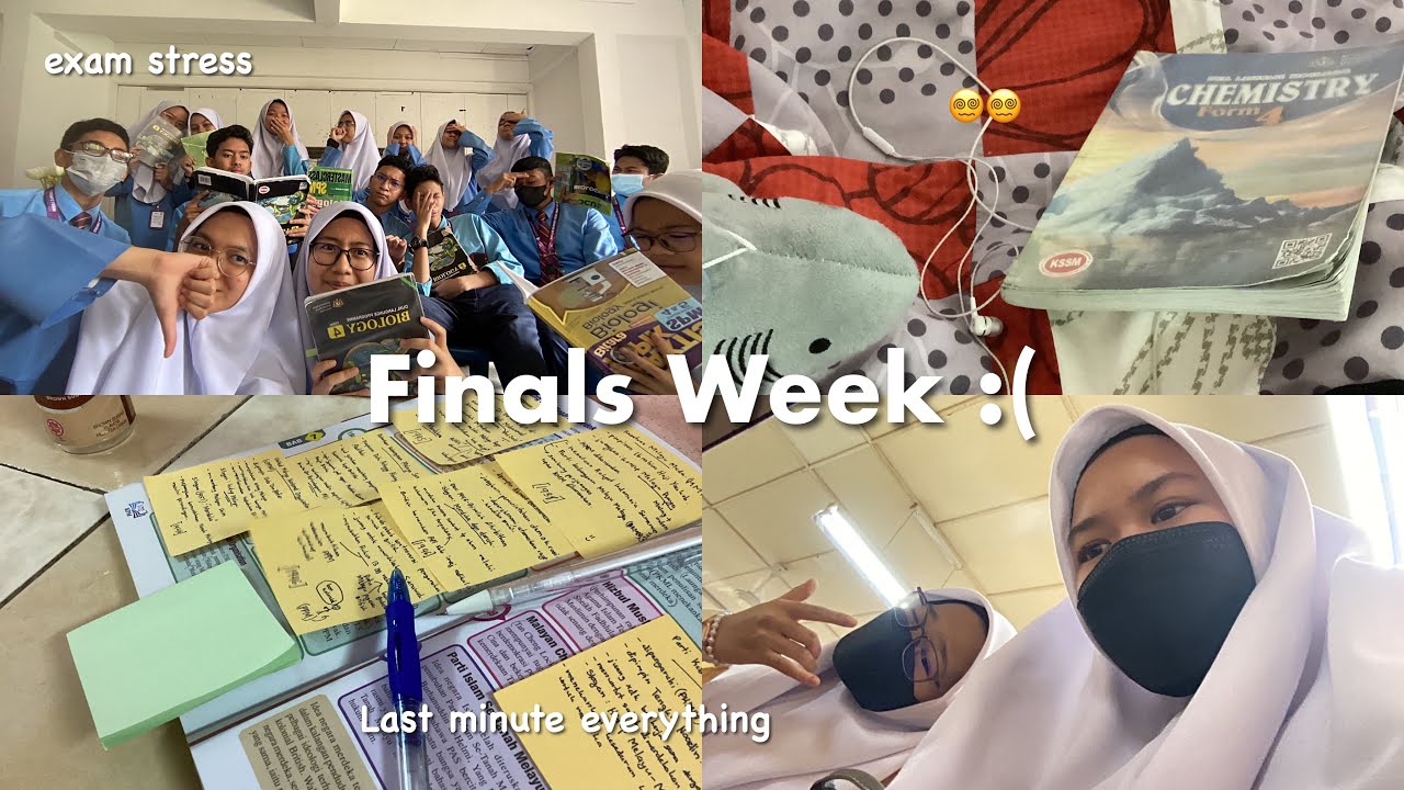 Finals Week At MRSM Taiping 😭👎 | adrieanaxo