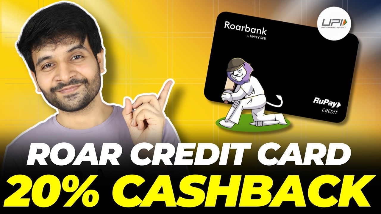 Roar Bank Rupay Credit Card | 20% Cashback Explained | Detailed Review