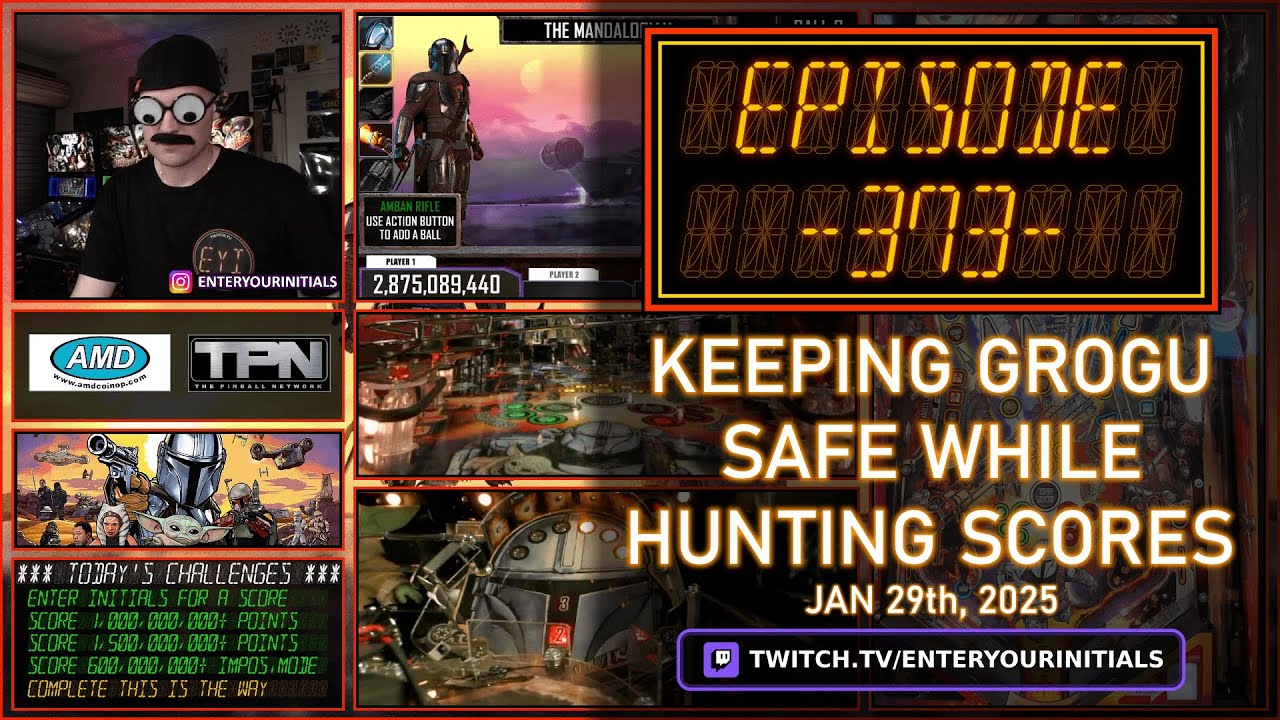 Episode 373 - Stern Pinball's Mandalorian - Keeping Grogu Safe While Hunting Scores