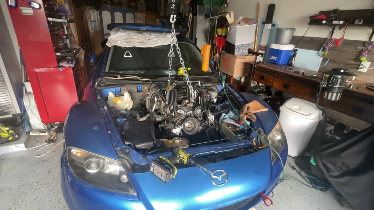 Mazda RX-8 Motor Removal
