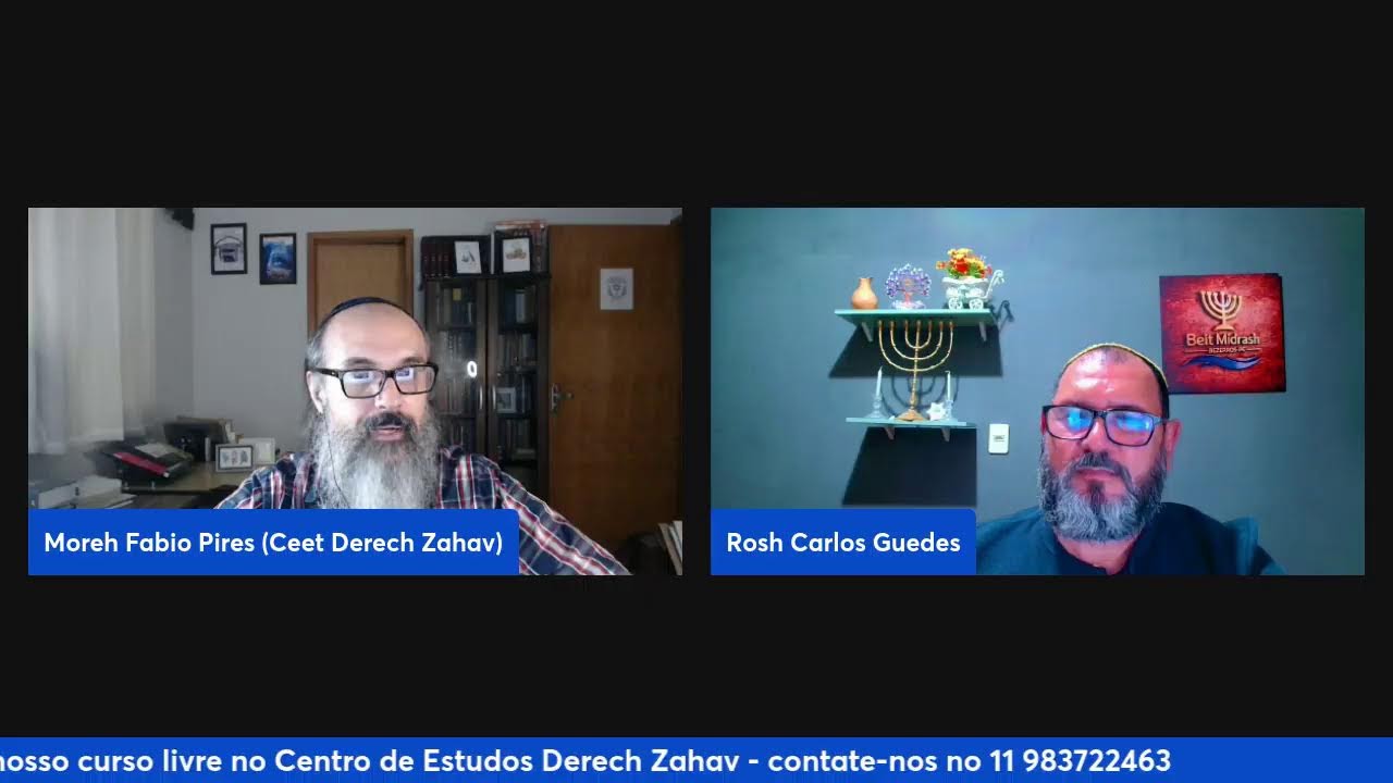 ✔️ LIVE ESPECIAL de 16/03 com Moreh Fábio Pires e Rosh Carlos Guedes 