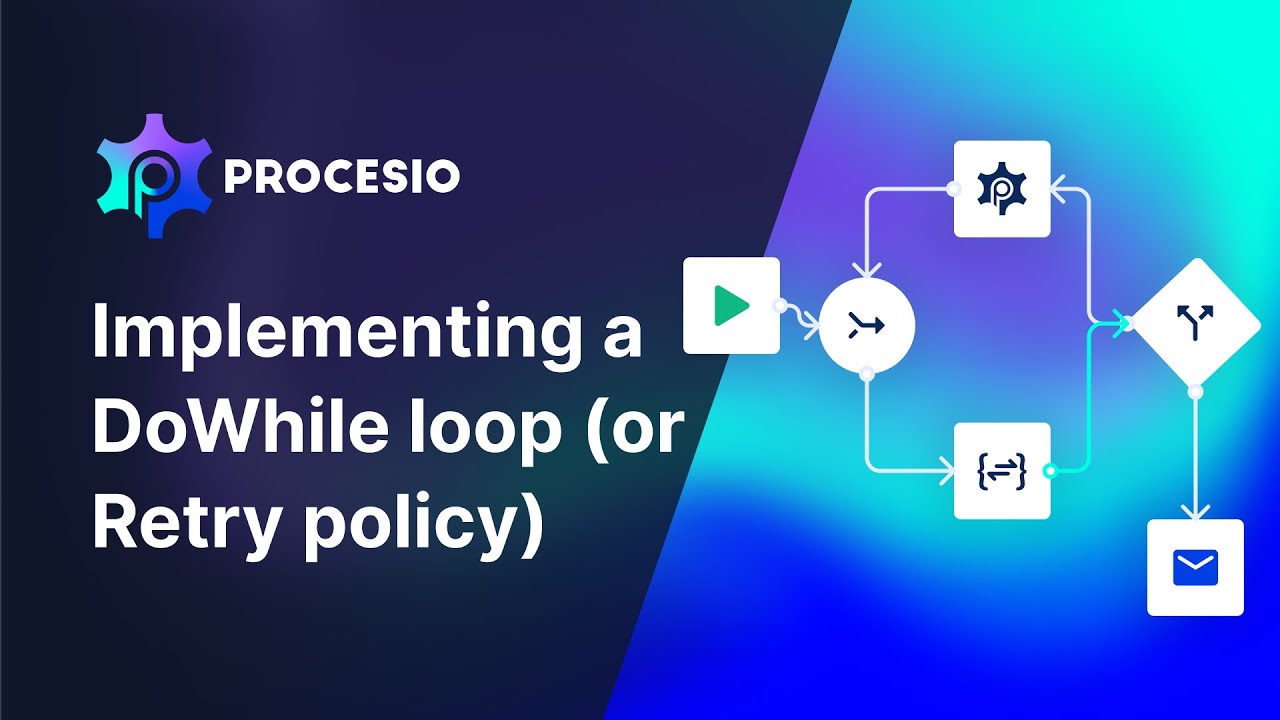 How to implement a DoWhile (Retry policy) flow?
