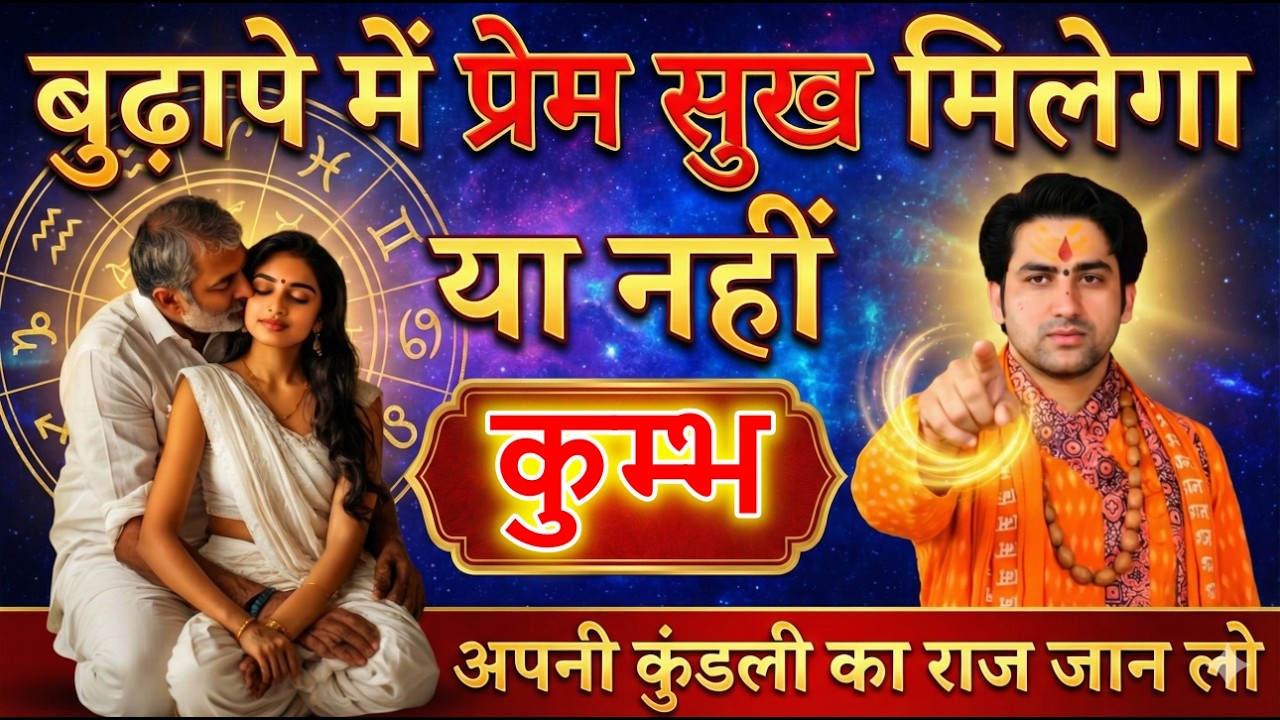 कुम्भ राशि | बुढ़ापे में प्रेम सुख मिलेगा या नहीं अपनी कुंडली का राज जान लो