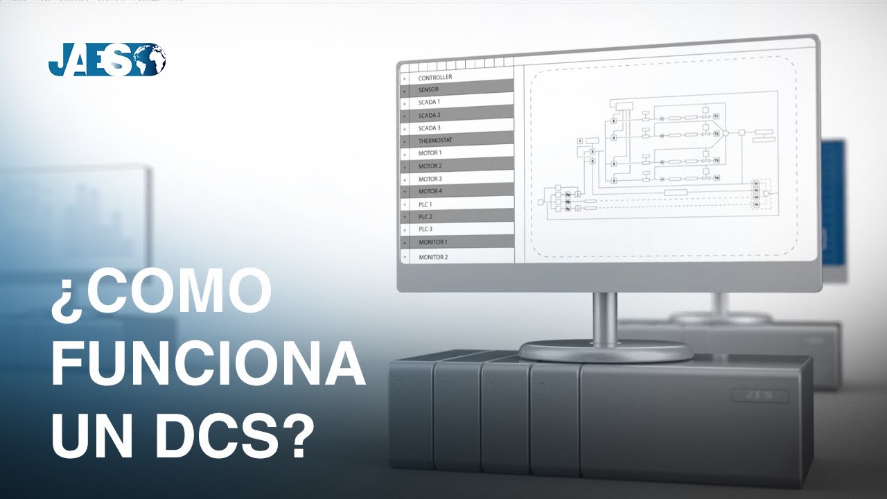 ¿Como funciona un DCS? - Sistema de control distribuido