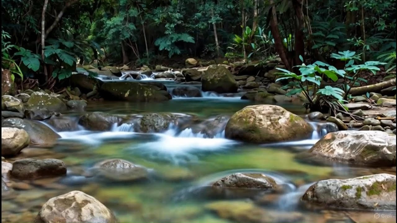 For you Soothing Cascade Waterfall Stream Sound. Waterfall, Nature Sounds, White Noise for Sleeping.