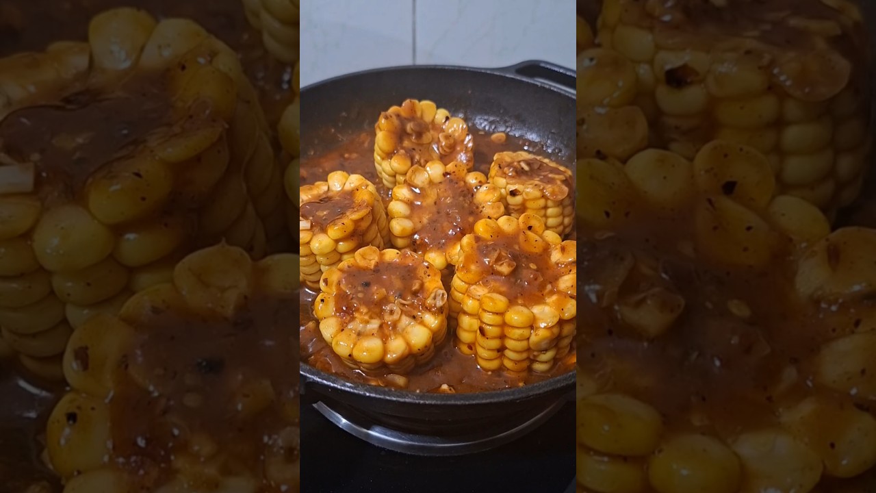 Spicy Garlic Masala Corn Recipe👌 