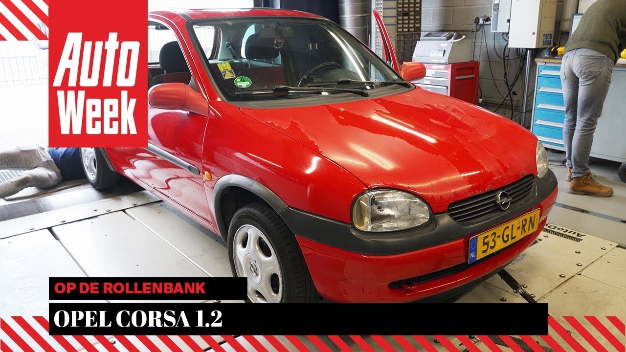 Opel Corsa - Op de Rollenbank