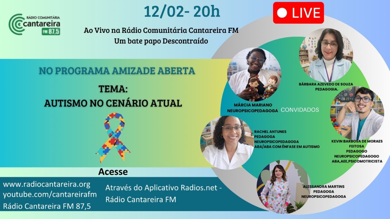 AUTISMO NO CENÁRIO ATUAL | PROGRAMA AMIZADE ABERTA - 12/02/2026