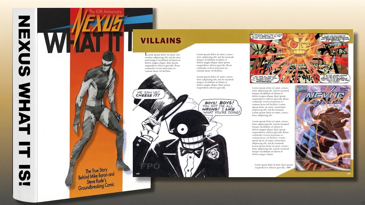 Steve Rude's Nexus Encyclopedia &mdash; First Flip-Through (45 Years of Nexus in One Book)
