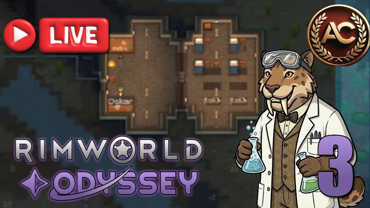 RIMWORLD ODYSSEY - E' ORA DI PRODURRE LE SOSTANZE PROIBITE || LIVE 3