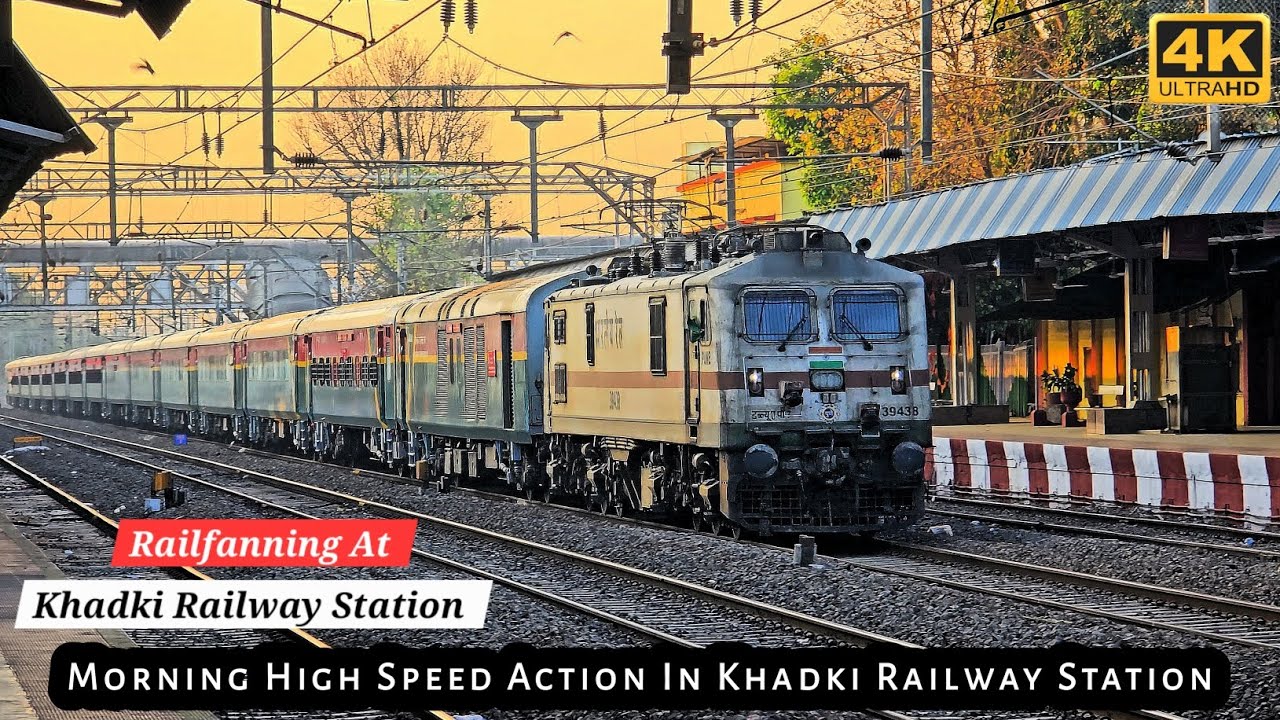 [Part-34]Railfanning At Khadki I Deccan Queen+Pragati+VandeBharat+Indrayani+Intercity+Darshan+Udyan.