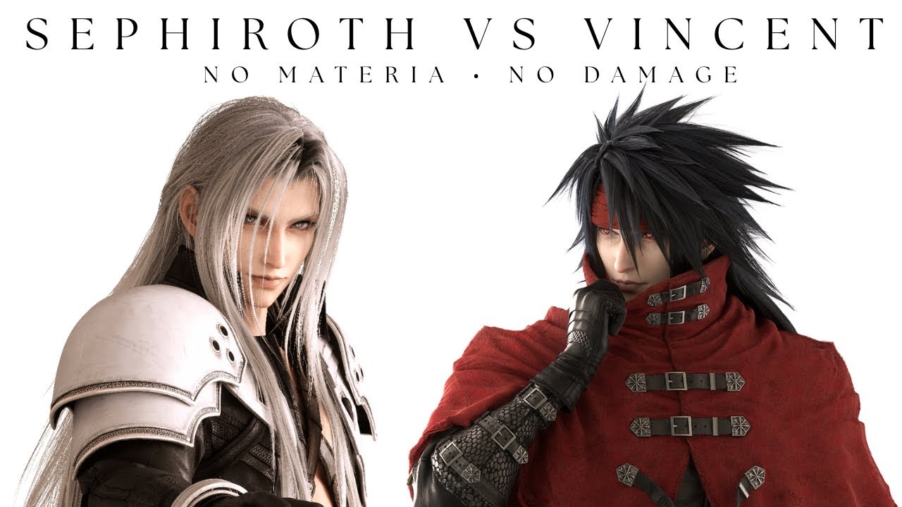 Sephiroth vs Vincent (No Materia, No Damage)