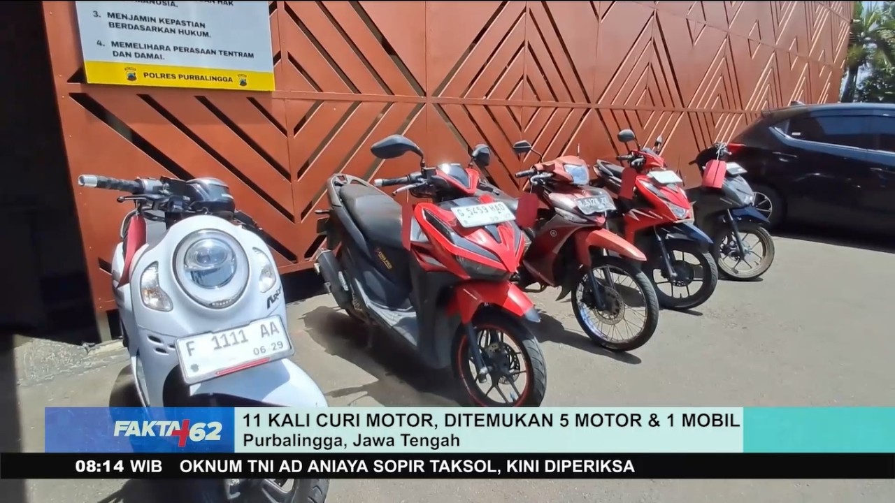 Sejoli di Purbalingga Berkencan dengan Curi Motor
