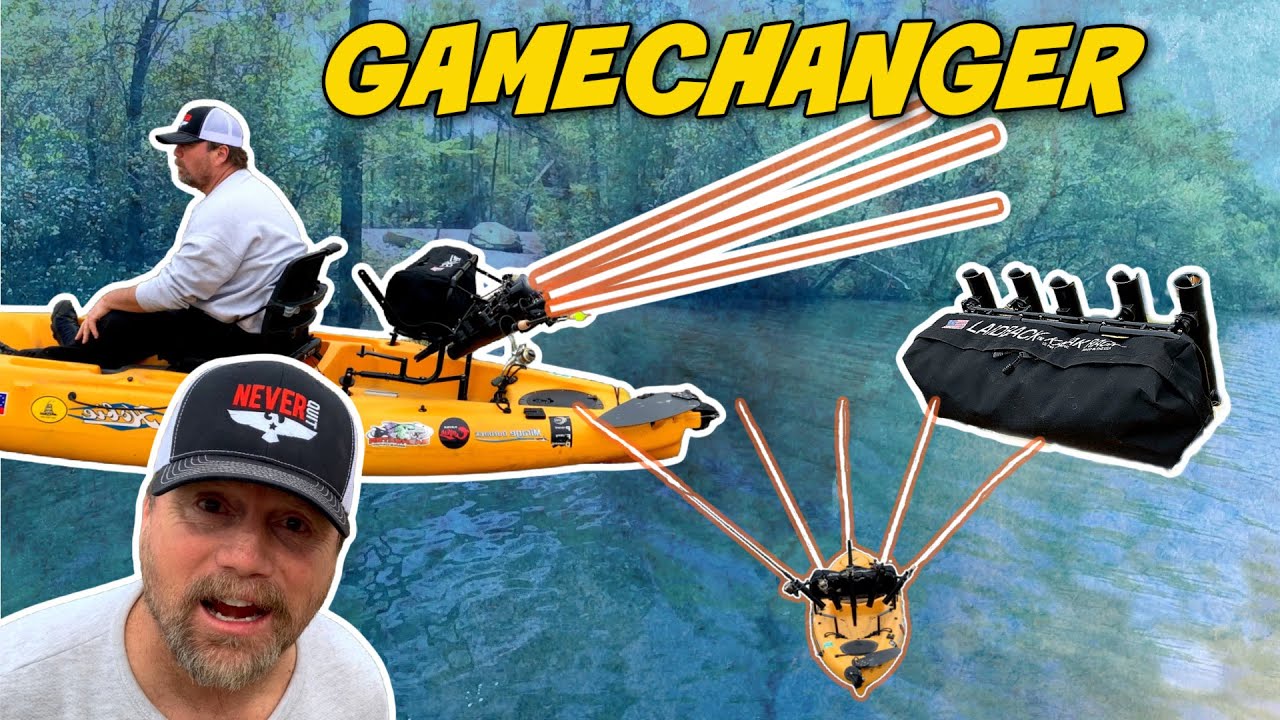 #1 Kayak Fishing Accessory ~ Laid Back Fishing Rod Holder