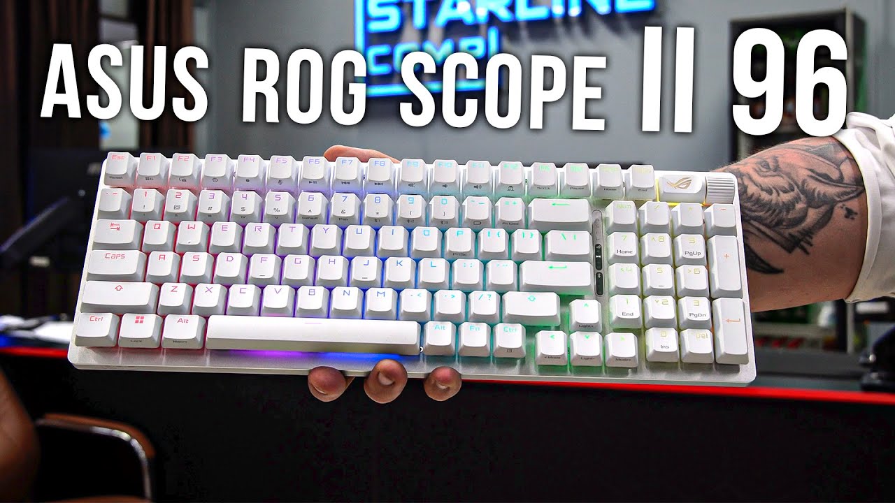 Эта клавиатура изменит твой рабочий стол - Asus Rog Scope II 96 Wireless