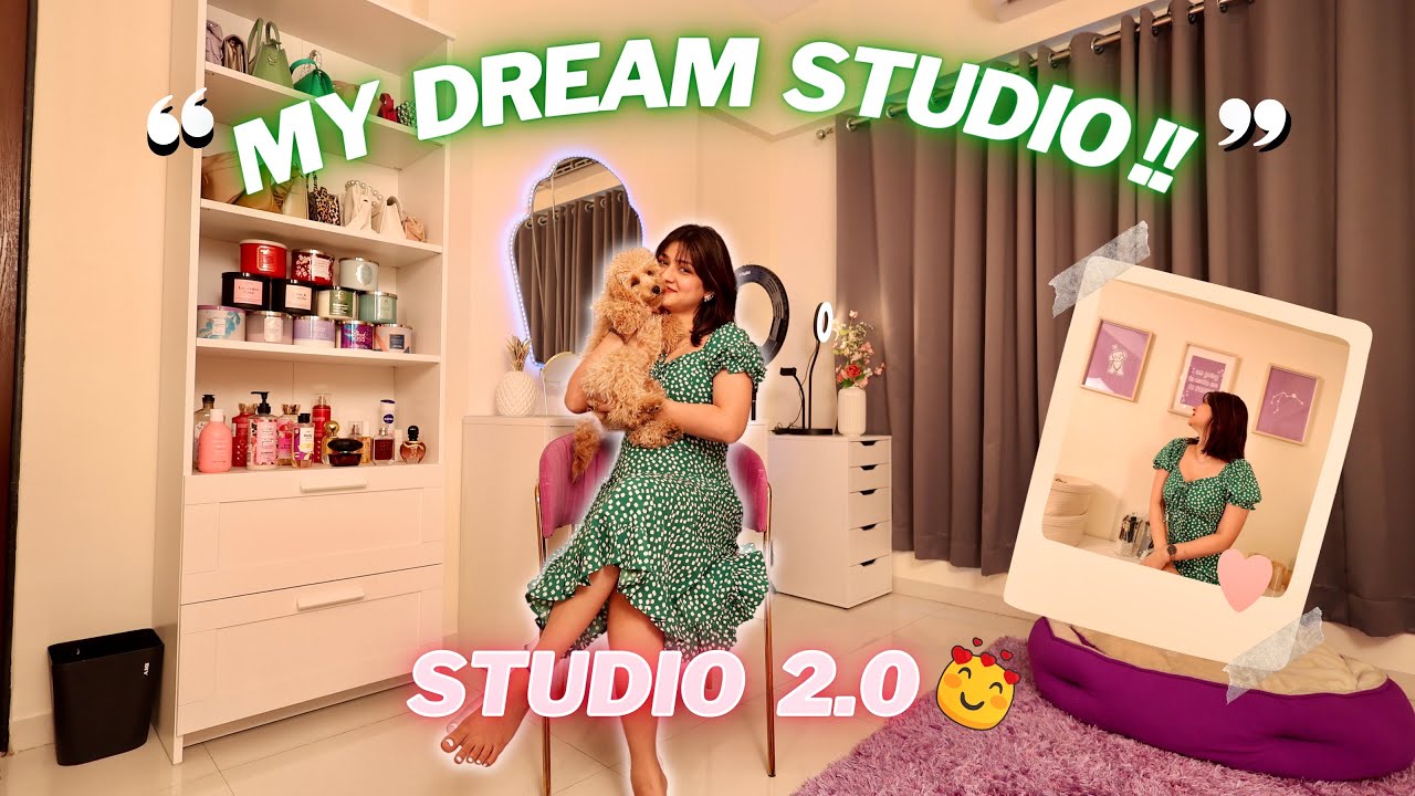 My Dream Studio Tour 2.0 | Manasi Mau