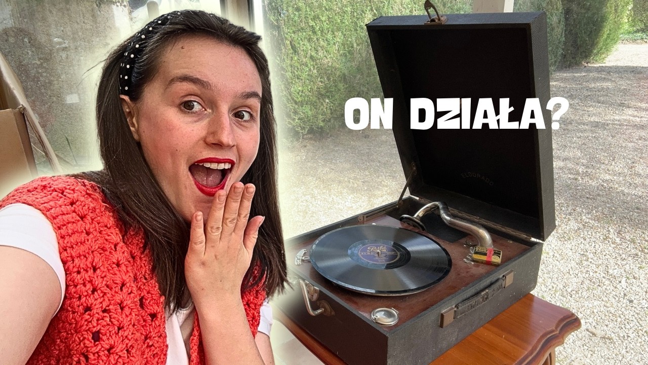 Kupiłam stuletni gramofon! Udana giełda staroci…