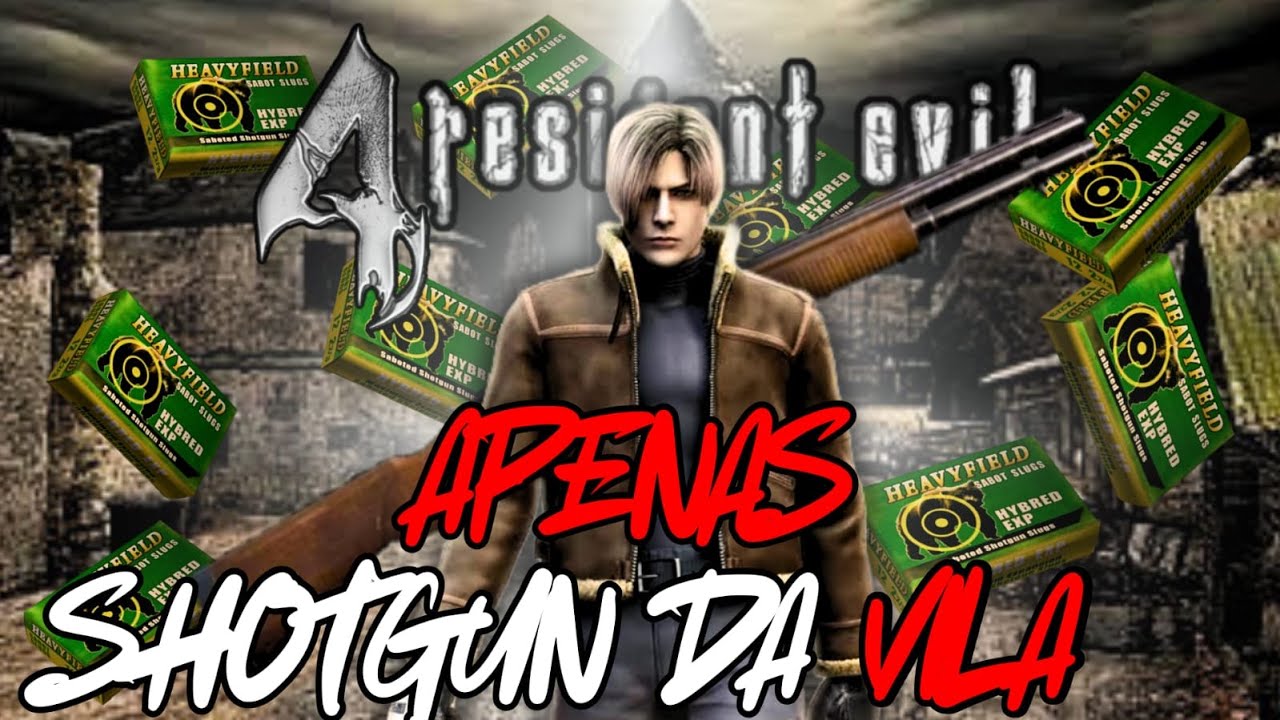 🔴RESIDENT EVIL 4- APENAS SHOTGUN DE MADEIRA NO PROFISSIONAL ATÉ ZERAR 🔴