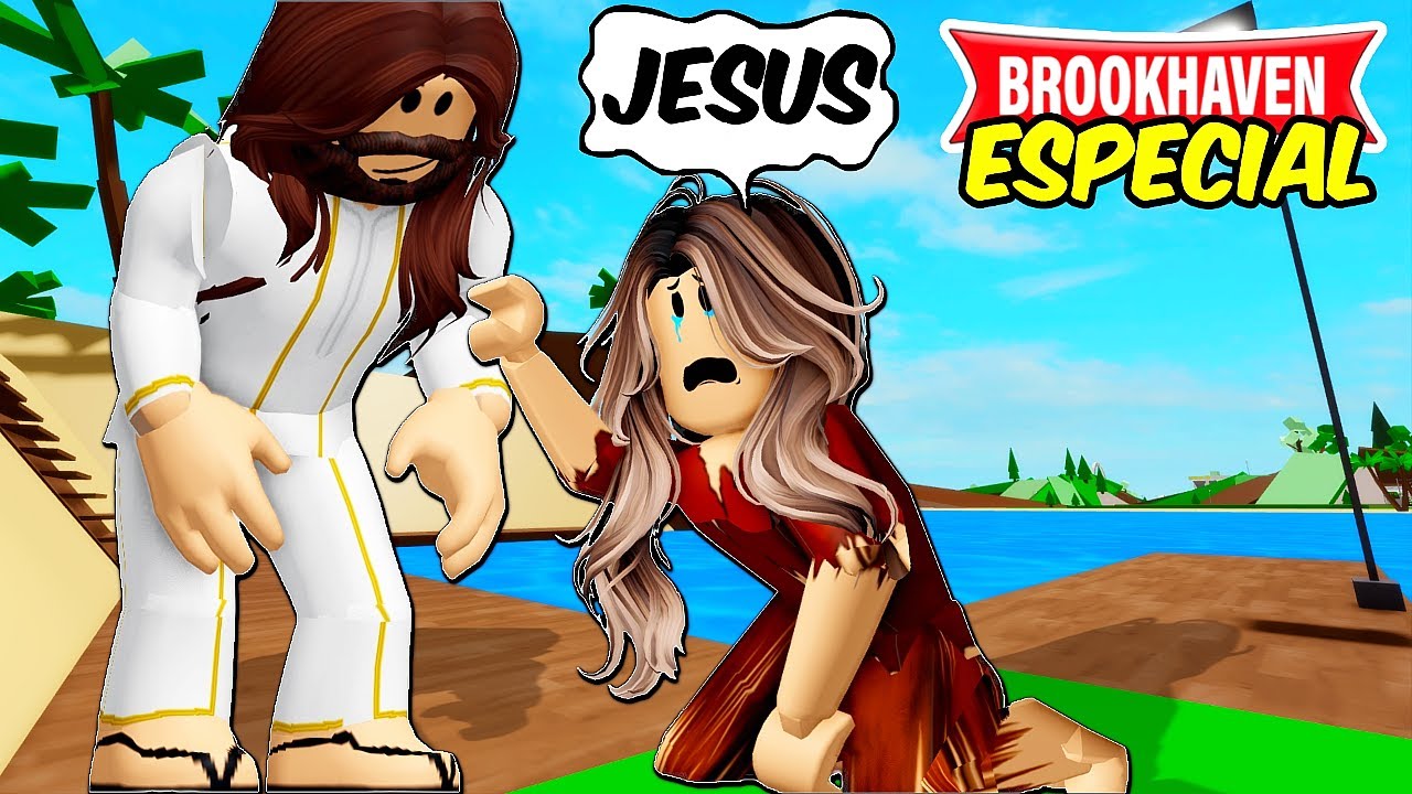 OS MILAGRES DE JESUS A MULHER do FLUXO de SANGUE | Historinha ROBLOX | Brookhaven RP🏡