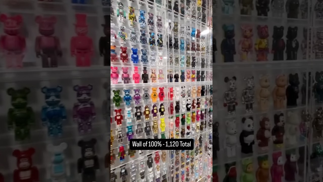 Bearbrick Home Office: 2500+ Bearbricks and growing