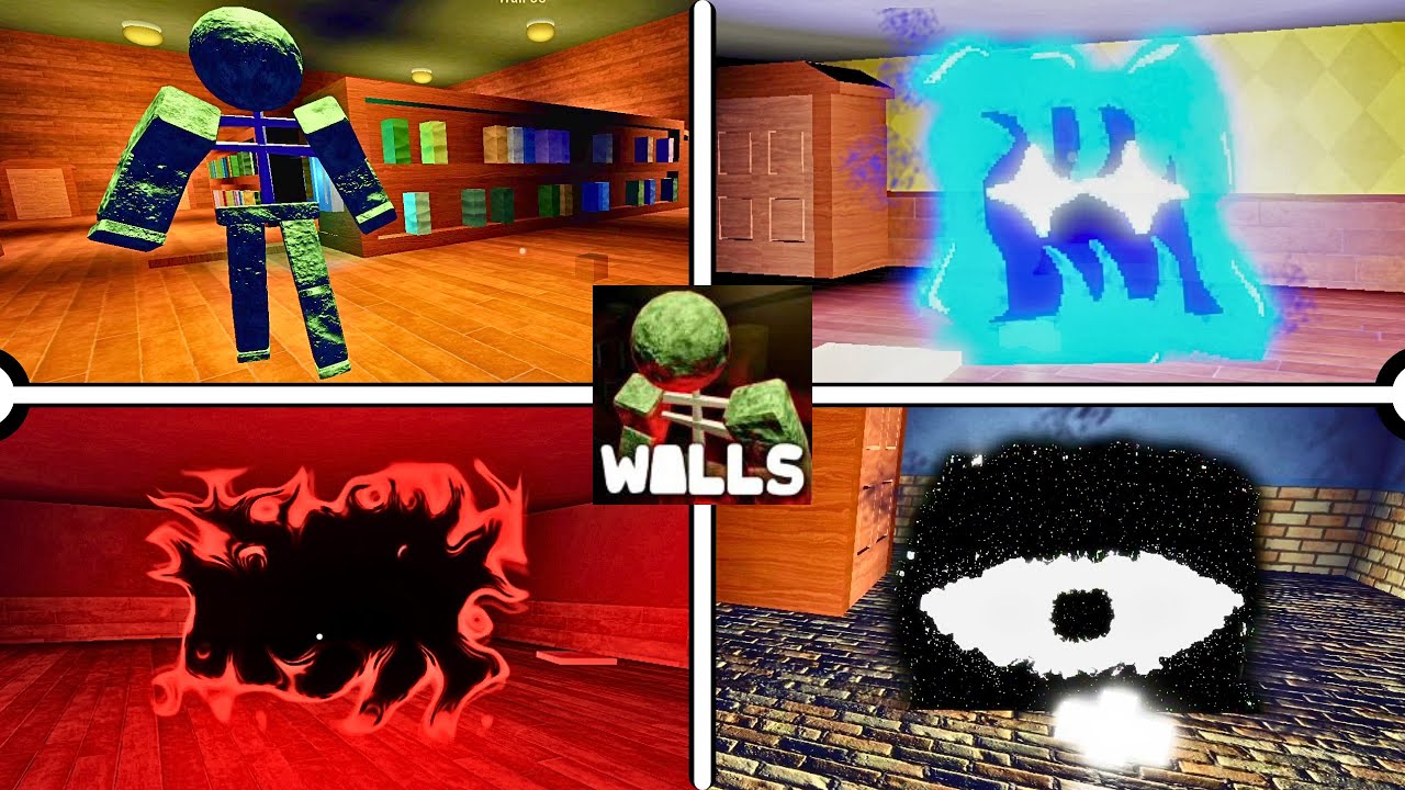 DOORS But BREAK Stuff (WALLS) - Full Walkthrough | ROBLOX