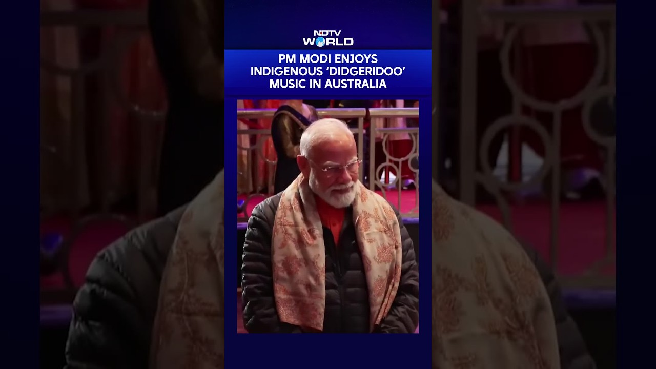 PM Modi Pauses For Traditional Didgeridoo Performance During Australia Visit