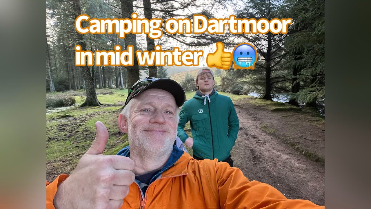 Wild camping on Dartmoor in the deep mid winter