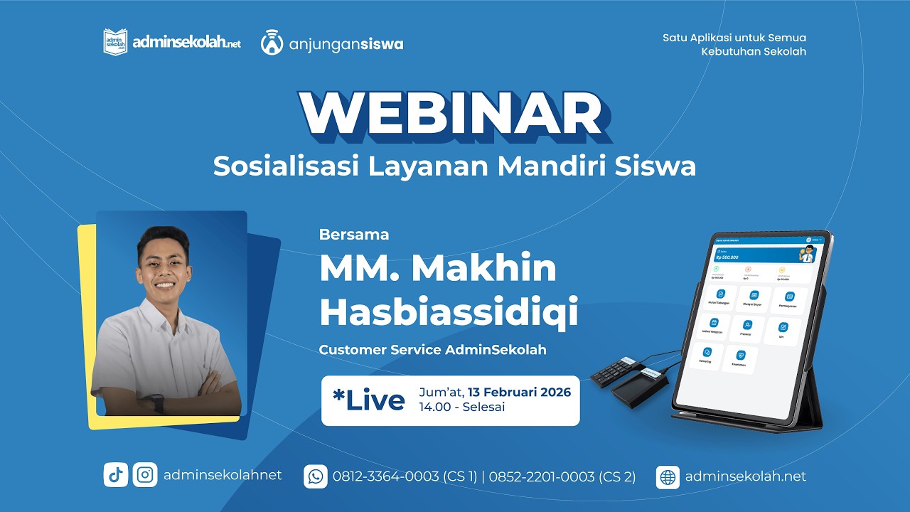 Webinar Layanan Mandiri Siswa