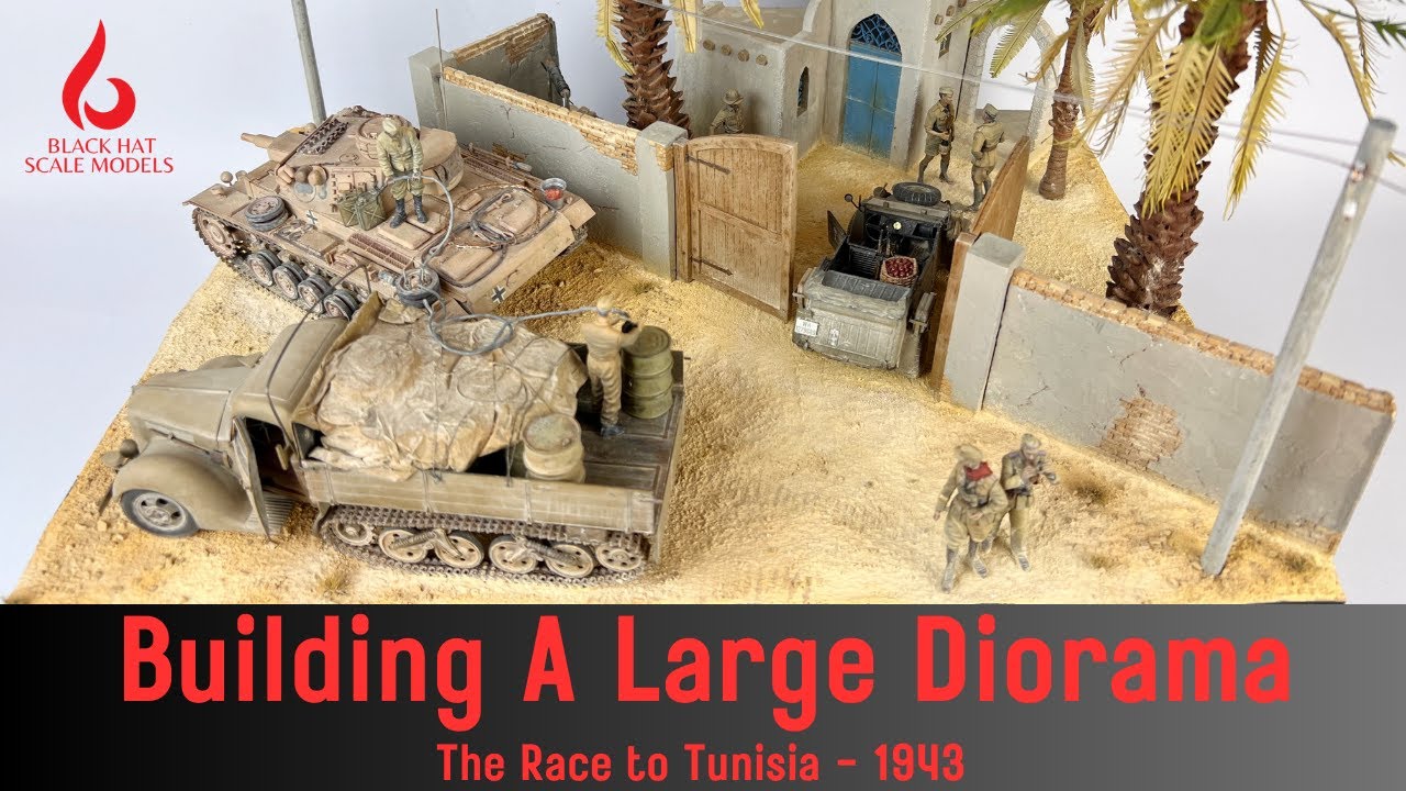 Large 1/35 DAK diorama | Tunisia 1943