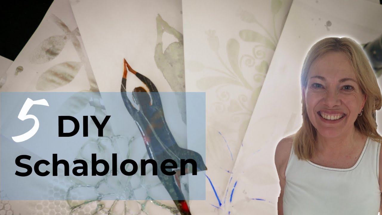 Schablone DIY - 5 unterschiedliche Ideen wie Du Schablonen selber machen kannst