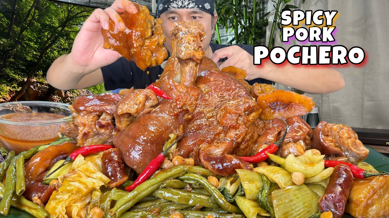 Spicy Pork Pochero Mukbang 2025
