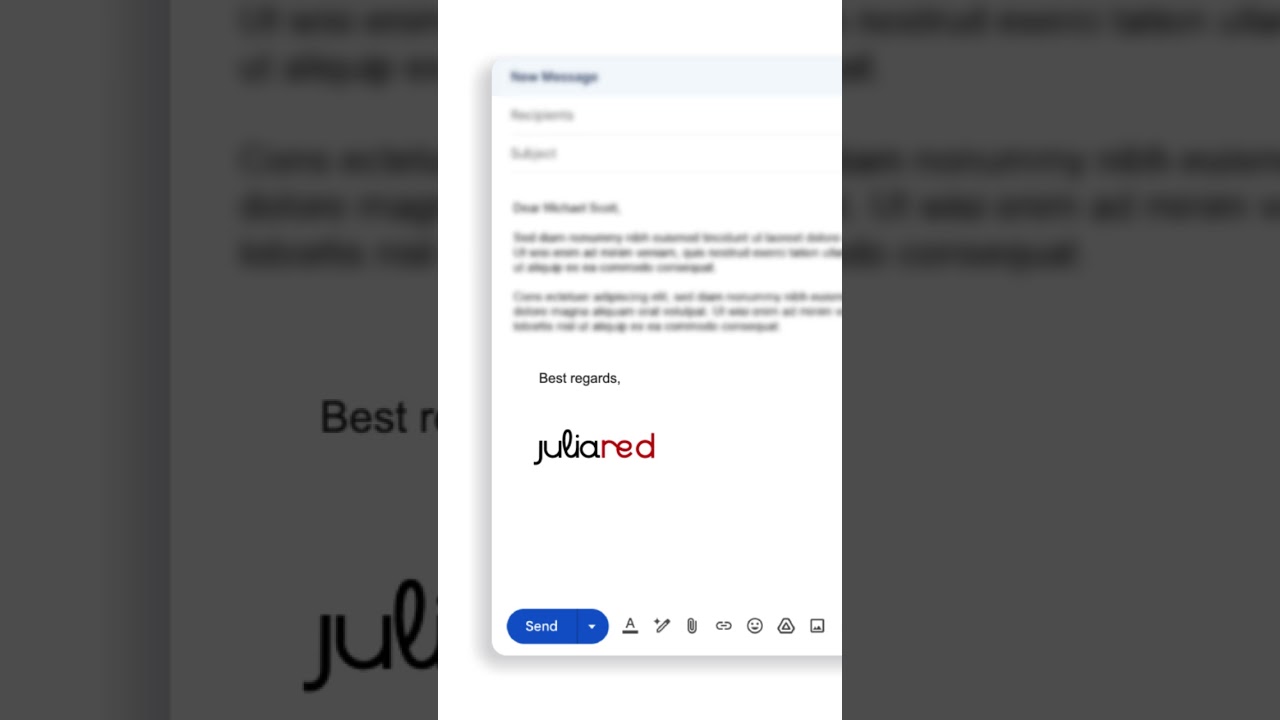 Animated Email Signature with SVGator